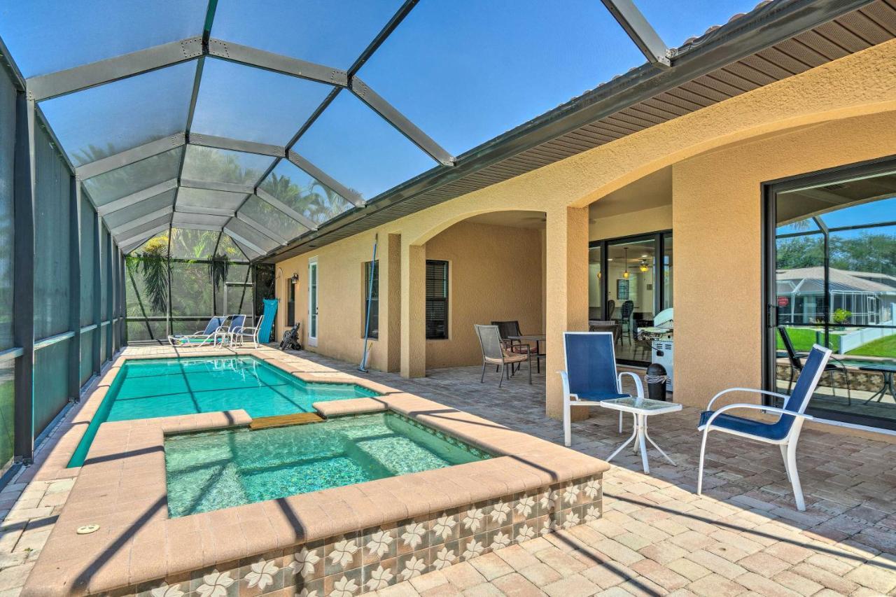Canalfront Cape Coral Home With Patio And Grill! Exterior foto
