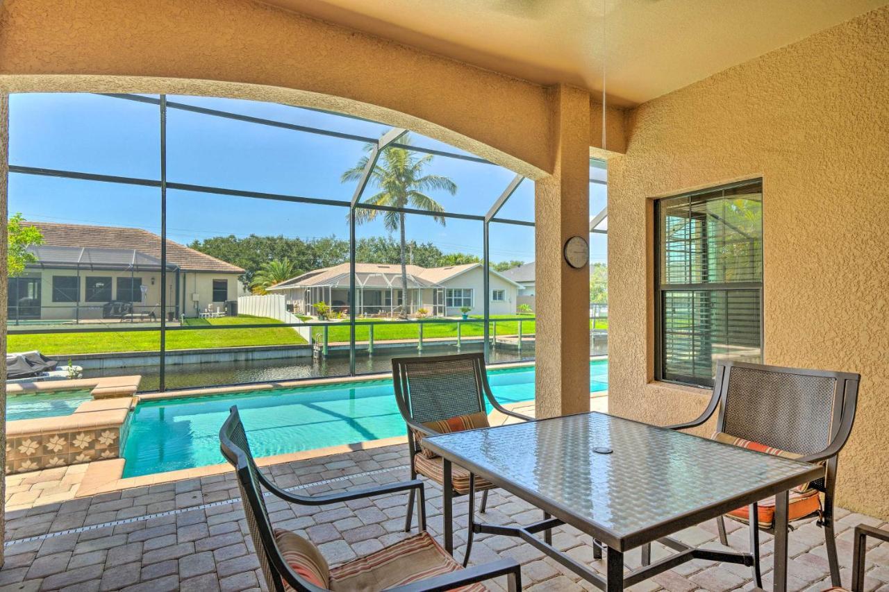 Canalfront Cape Coral Home With Patio And Grill! Exterior foto