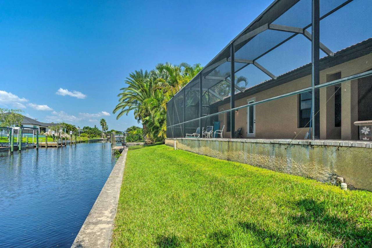 Canalfront Cape Coral Home With Patio And Grill! Exterior foto